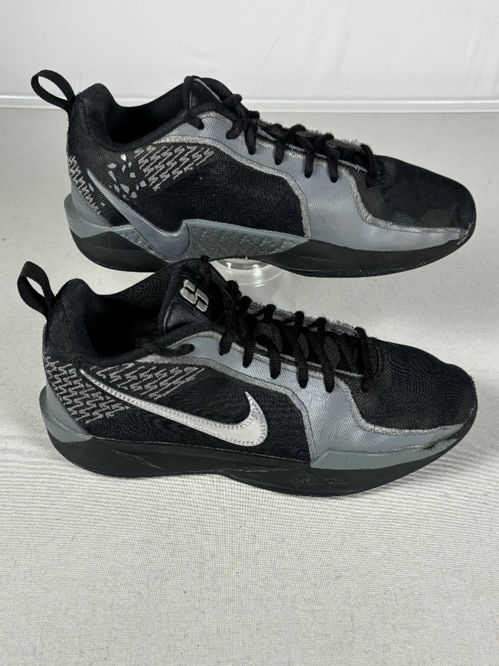 Nike Sabrina 2 GS Black Smoke Grey Opti Yellow Basketball Shoes Big Kids 7Y/